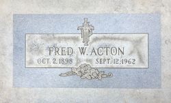 Fred Walter Acton 