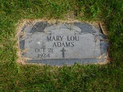 Mary Lou <I>Saal</I> Adams 