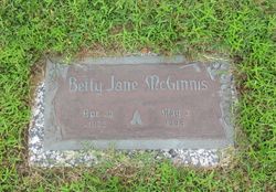 Betty Jane <I>Freeman</I> McGinnis 