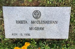 Rheta Loverna <I>McClenathan</I> McGraw 