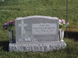 Myrtice W. “Aunt Min” Bauer 