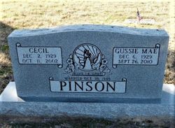 Gussie Mae <I>Berna</I> Pinson 
