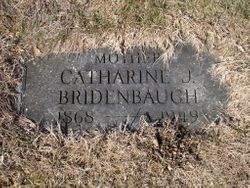Catherine Jane <I>Burget</I> Bridenbaugh 