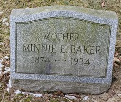 Minnie E <I>Bryan</I> Baker 