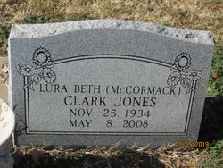 Lura Beth <I>McCormack</I> Clark-Jones 
