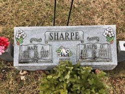 Mary A <I>Webb</I> Sharpe 