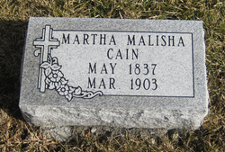 Martha Malisha <I>Gibson</I> Cain 