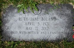 Ruth Jane <I>Fellows</I> Boland 