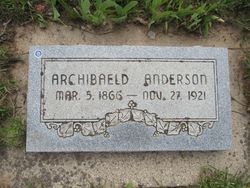 Archibaeld Alford Edward Anderson 
