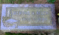 Bertha H. <I>Begerow</I> Allen 