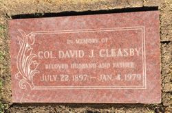 COL David John Cleasby 