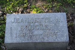 Jeannette W. <I>Williams</I> Brucker 