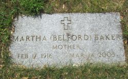 Arline Martha <I>Belford</I> Baker 