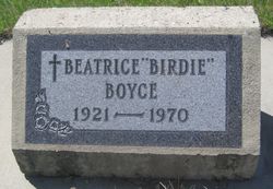 Beatrice “Birdie” <I>Barrett</I> Boyce 