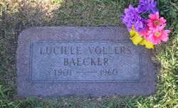 Lucille “Sister” <I>Vollers</I> Baecker 