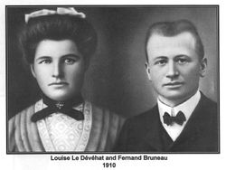 Marie-Louise “Louise” <I>Le Dévéhat</I> Bruneau 