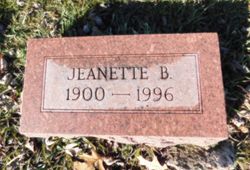 Jeanette “Jette” <I>Bigler</I> Claar 