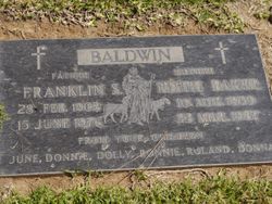 Edith Irene <I>Baker</I> Baldwin 