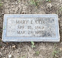 Mary Etta <I>Nash</I> Cox 