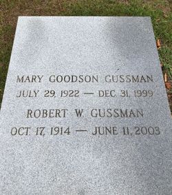 Mary <I>Goodson</I> Gussman 