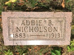 Addie B. <I>Copp</I> Nicholson 