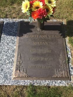 Margaret Ann <I>Wilson</I> McLean 