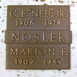 Charles Edgar “Ned” Nosler Jr.