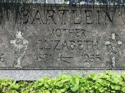 Elizabeth <I>Hoffman</I> Bartlein 