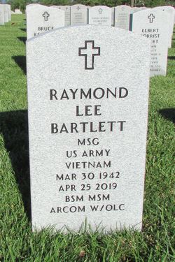 MSG Raymond Lee Bartlett 
