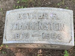 Esther R <I>Rosenthal</I> Frankenstein 