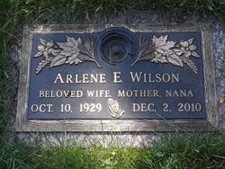 Arlene E. <I>Dinse</I> Wilson 