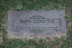Birdie Lucile <I>Hedgepeth</I> Fox 