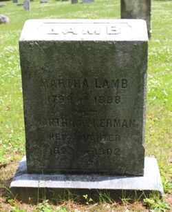 Martha A <I>Lamb</I> Ackerman 