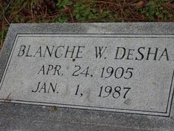 Blanche <I>Wise</I> DeSha 