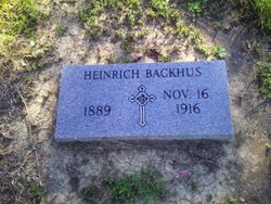 Heinrich “Henry” Backhus 