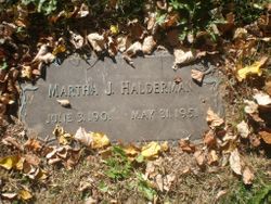 Martha J. <I>Finley</I> Halderman 