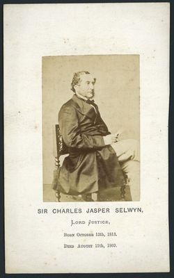 Sir Charles Jasper Selwyn 