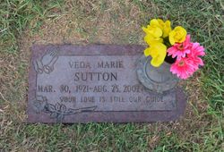 Veda Marie <I>Moore</I> Sutton 