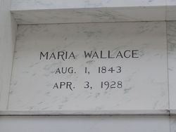 Maria <I>Brown</I> Wallace 