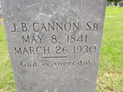 J. B. Cannon Sr.