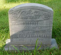 Infant Son Luttrell 