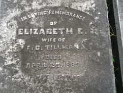 Elizabeth E. <I>King</I> Tillman 