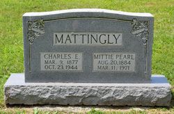 Mary Pearl “Mittie” <I>Milam</I> Mattingly 