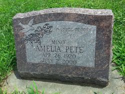 Amelia L. “Mino” <I>Brennum</I> Pete 