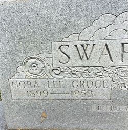 Nora Lee <I>Groce</I> Swafford 