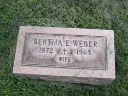 Bertha E. <I>Horst</I> Weber 