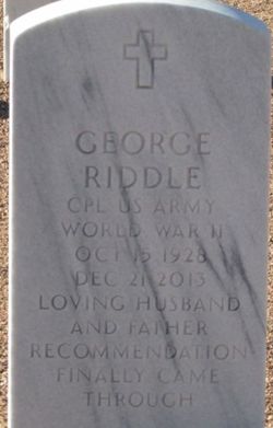 George Riddle 
