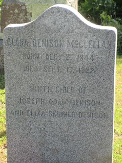 Clara <I>Denison</I> McClellan 