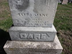 Eliza Jane <I>Lawrence</I> Oare 