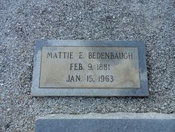 Mattie Estelle <I>Bedenbaugh</I> Bedenbaugh 